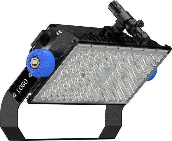 Image of modular tennis court flood light. 