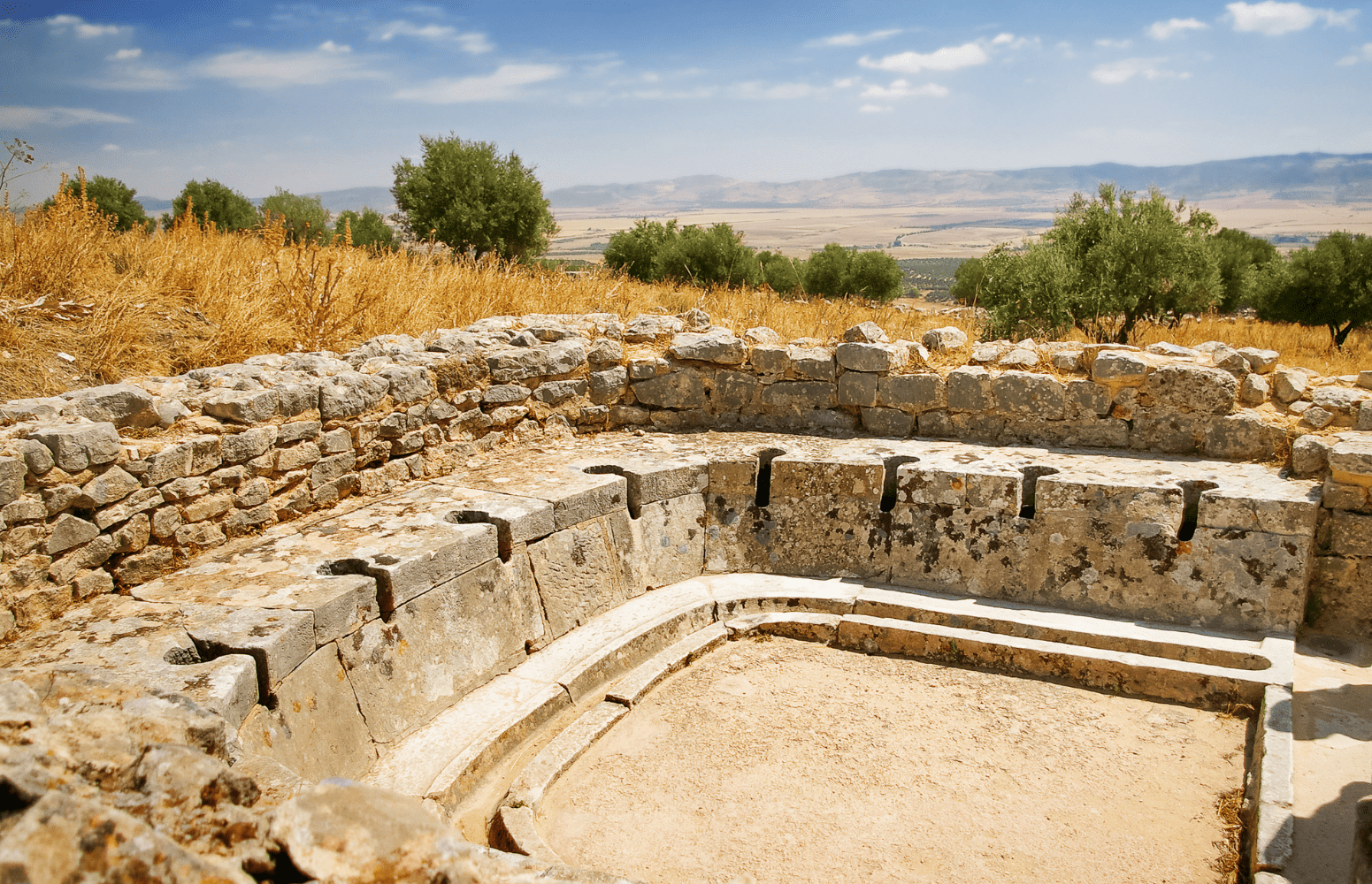 Roman latrine toilets
