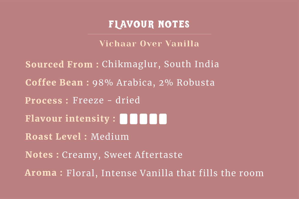 Vichaar Over Vanilla Premium Instant Coffee | IMPULSE COFFEES – Impulse ...