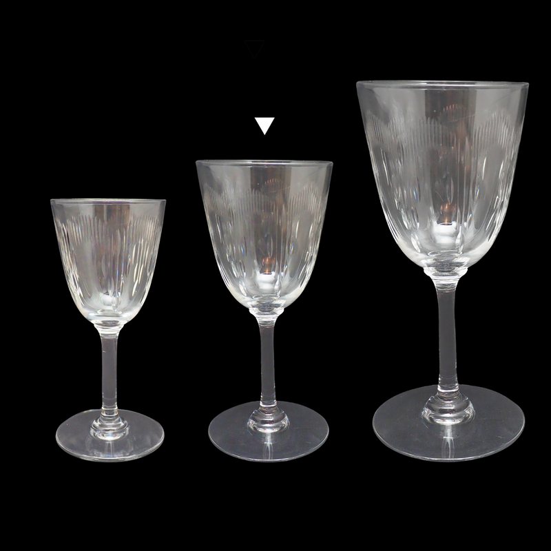 バカラ グラス 4客 セット モリエール タンブラー ワイン アンティーク レア - 食器