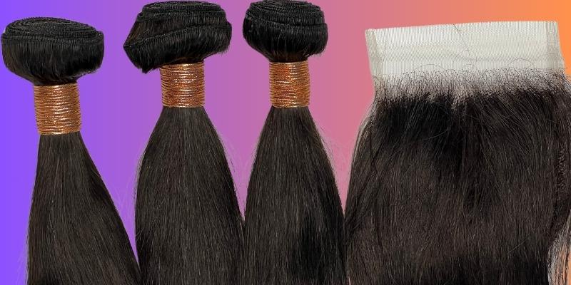 bundles and closure for custom made wigs