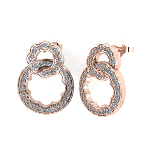 14K Rose Gold Earrings