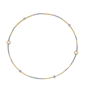 14K Yellow/White Gold Necklace
