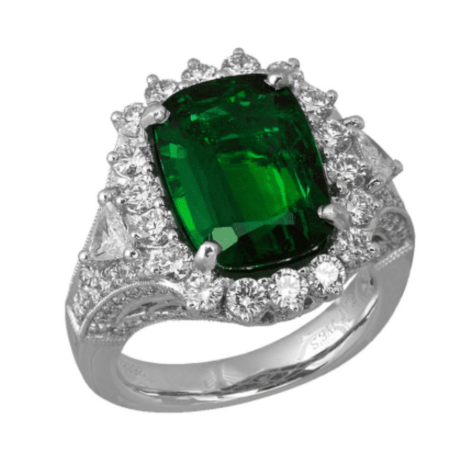 refined emerald JYE International Ring