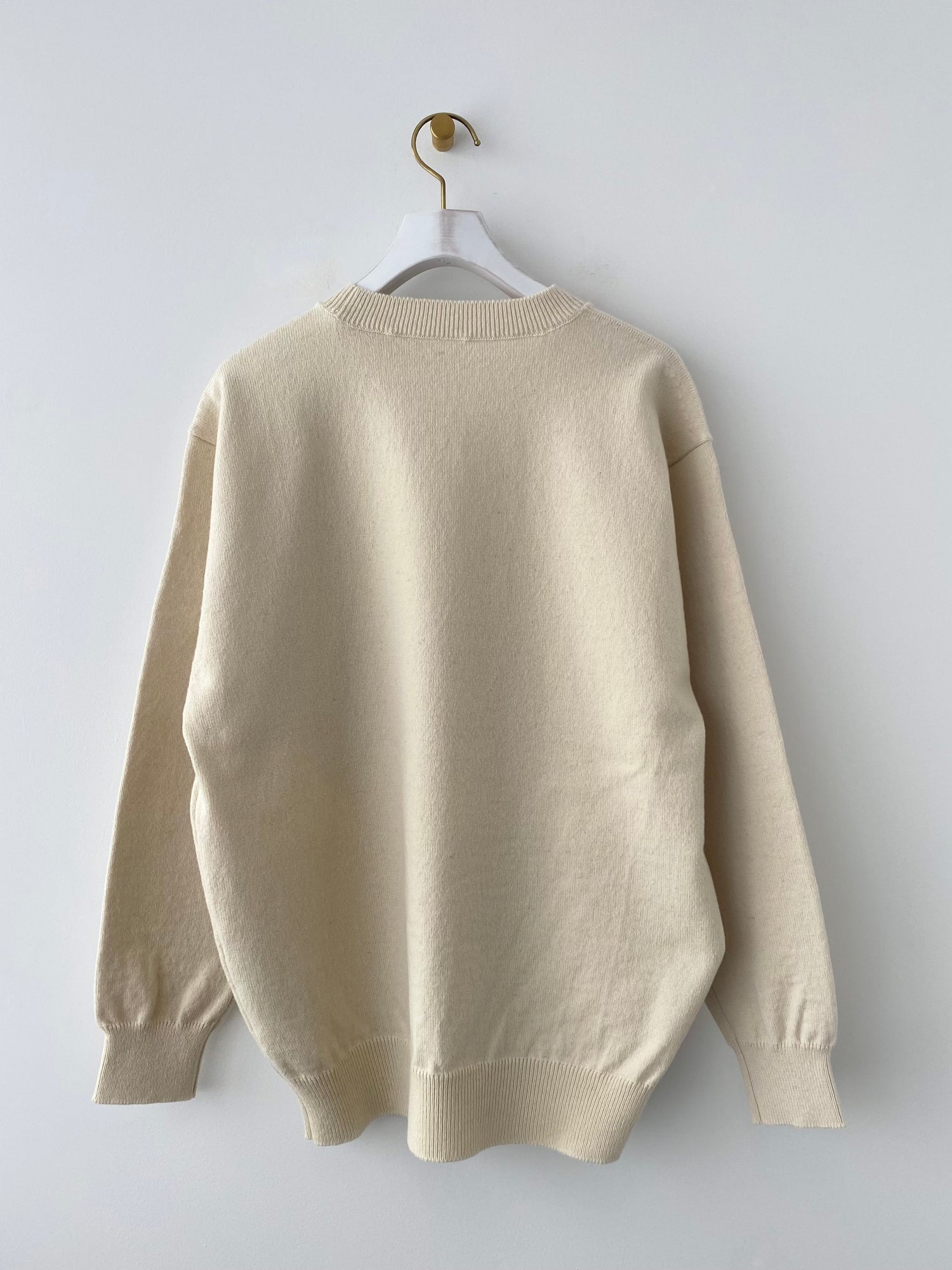 Yonetomi RIGID CASHMERE SWEATER 米富繊維 | paternosterhome.com