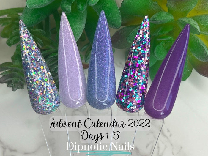 Ethereal Purple Fine Glitter Nail Dip Powder – Dipnotic Nails