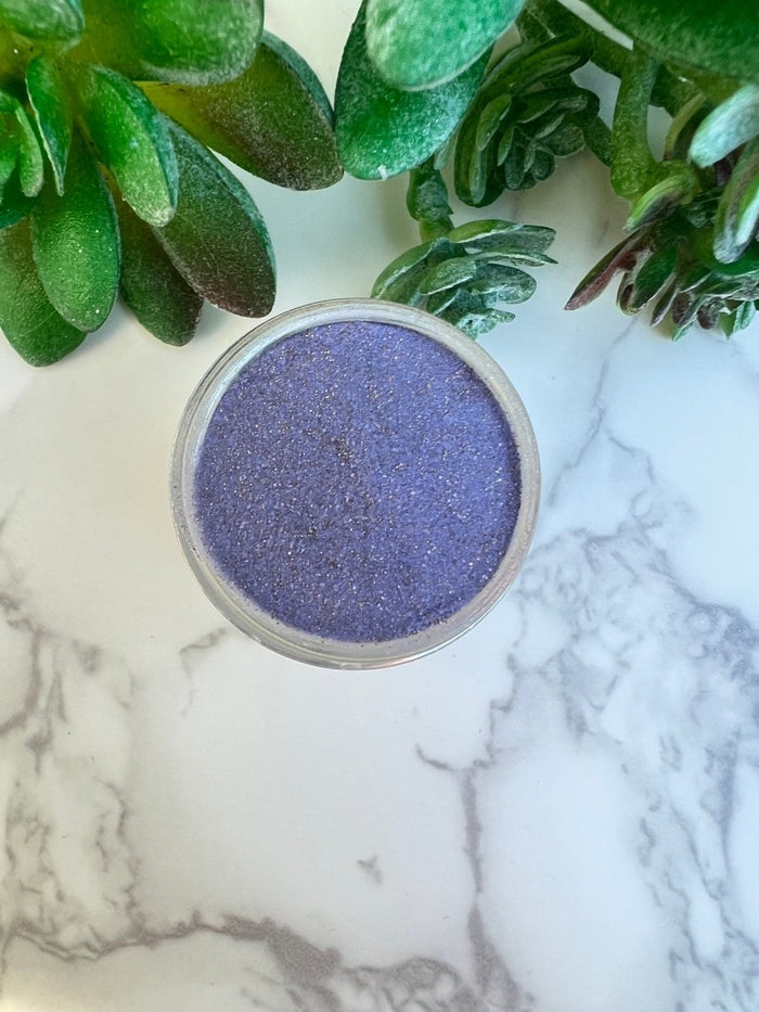 D38 Keeli Purple Glitter Dip Powder