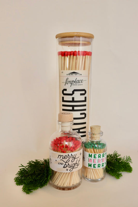 Vintage Apothecary Fireplace Matches