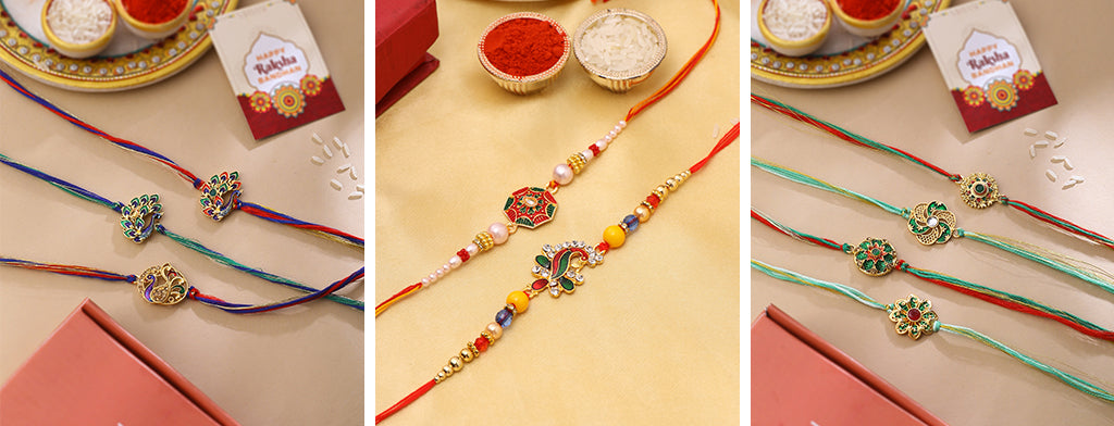 Multi-Colored Rakhi