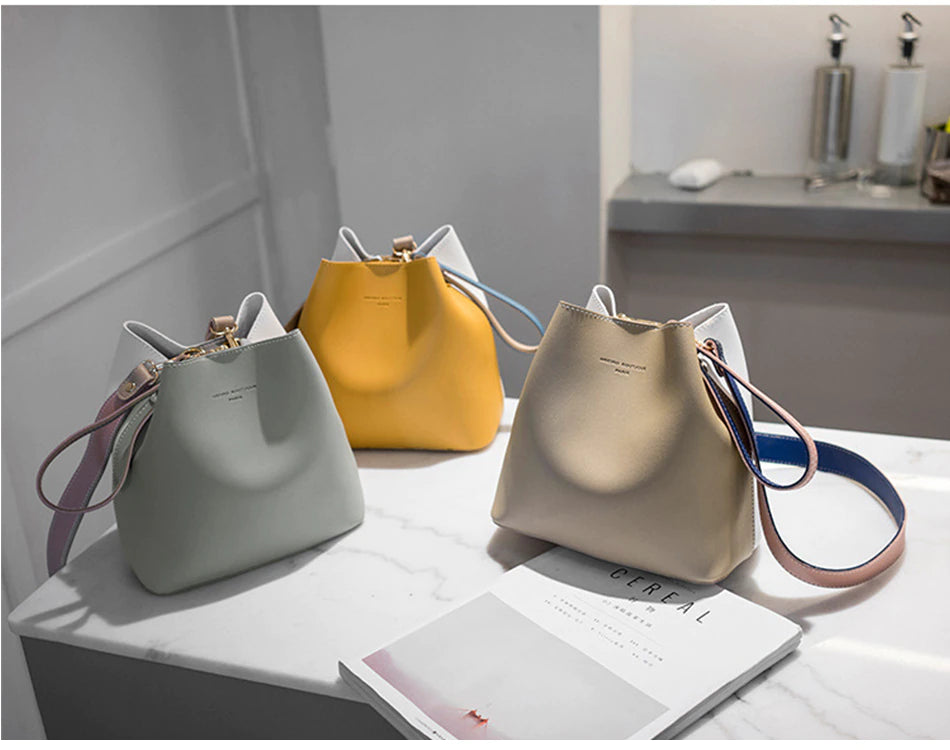Simple Elegant Bucket Shoulder Bag – accessorous