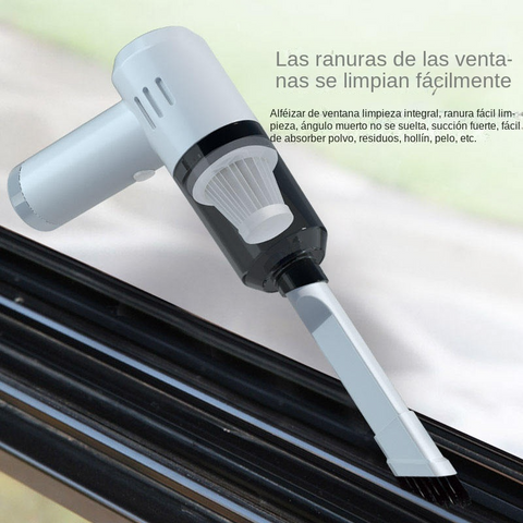 Fityou Aspiradora de mano inalámbrica, recargable (carga USB), potente  limpiador de succión, aspiradora de mano portátil para limpieza de pelo de