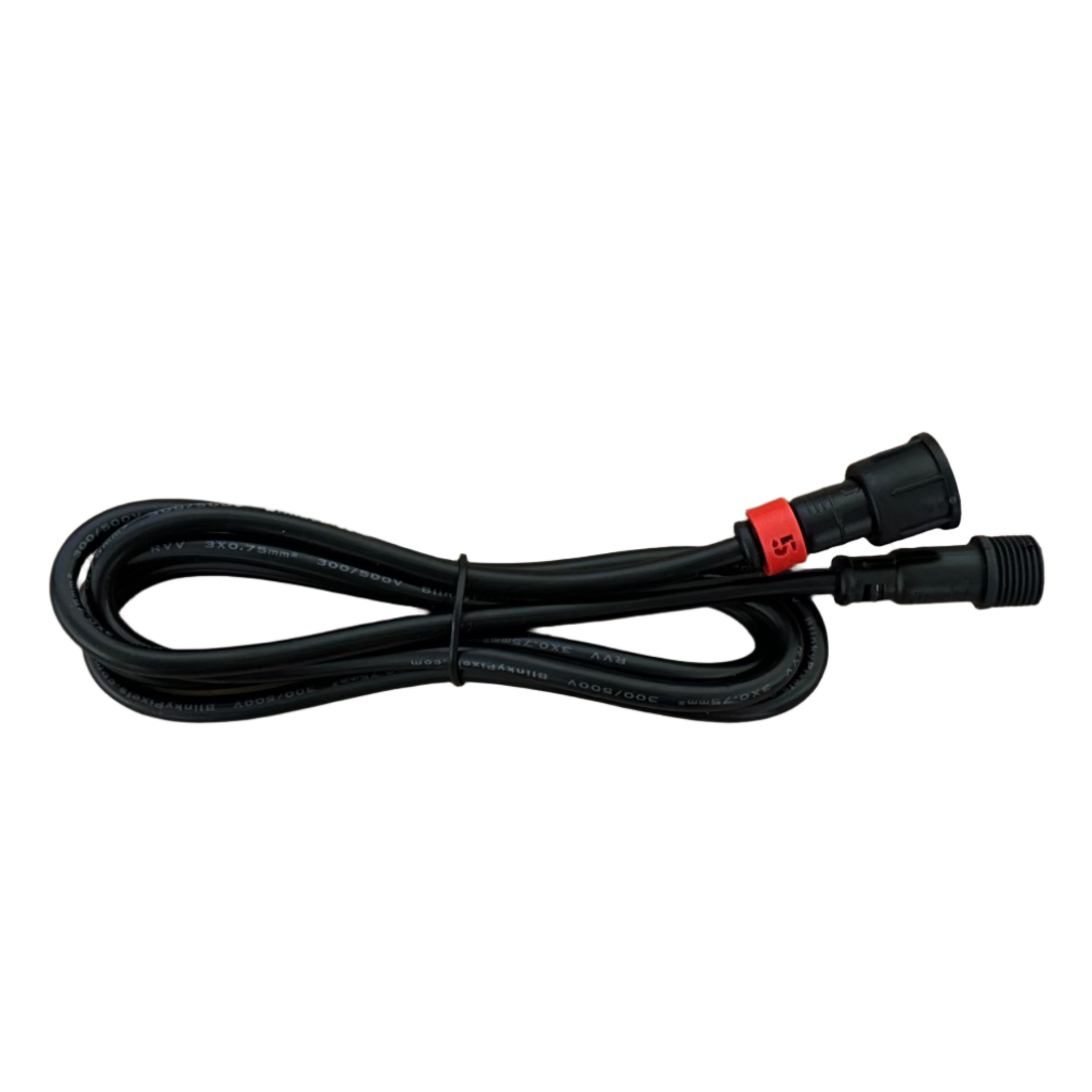 Extension - 3 Core - Black - 5ft