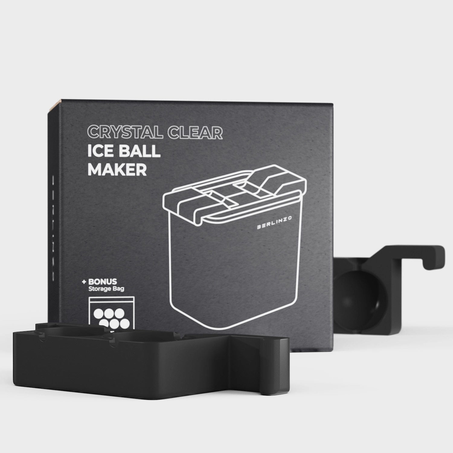 CRYSTAL-CLEAR ICE BALL MAKER