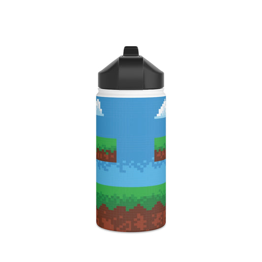 Axolotl Stained-Glass-Look Insulated Stainless Steel Water Bottle