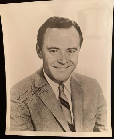 Autographed photograph of Jack Lemmon