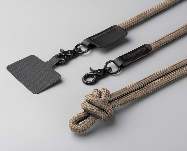 10mm Rope Phone Strap with Patch - Grey – Chili Edition