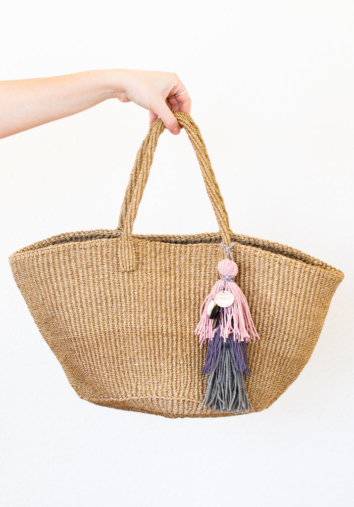 Petite Market Bag in Natural for Clare V. “Merci Beau Coup”