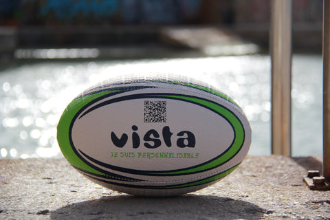 Ballon rugby recyclé - Vista
