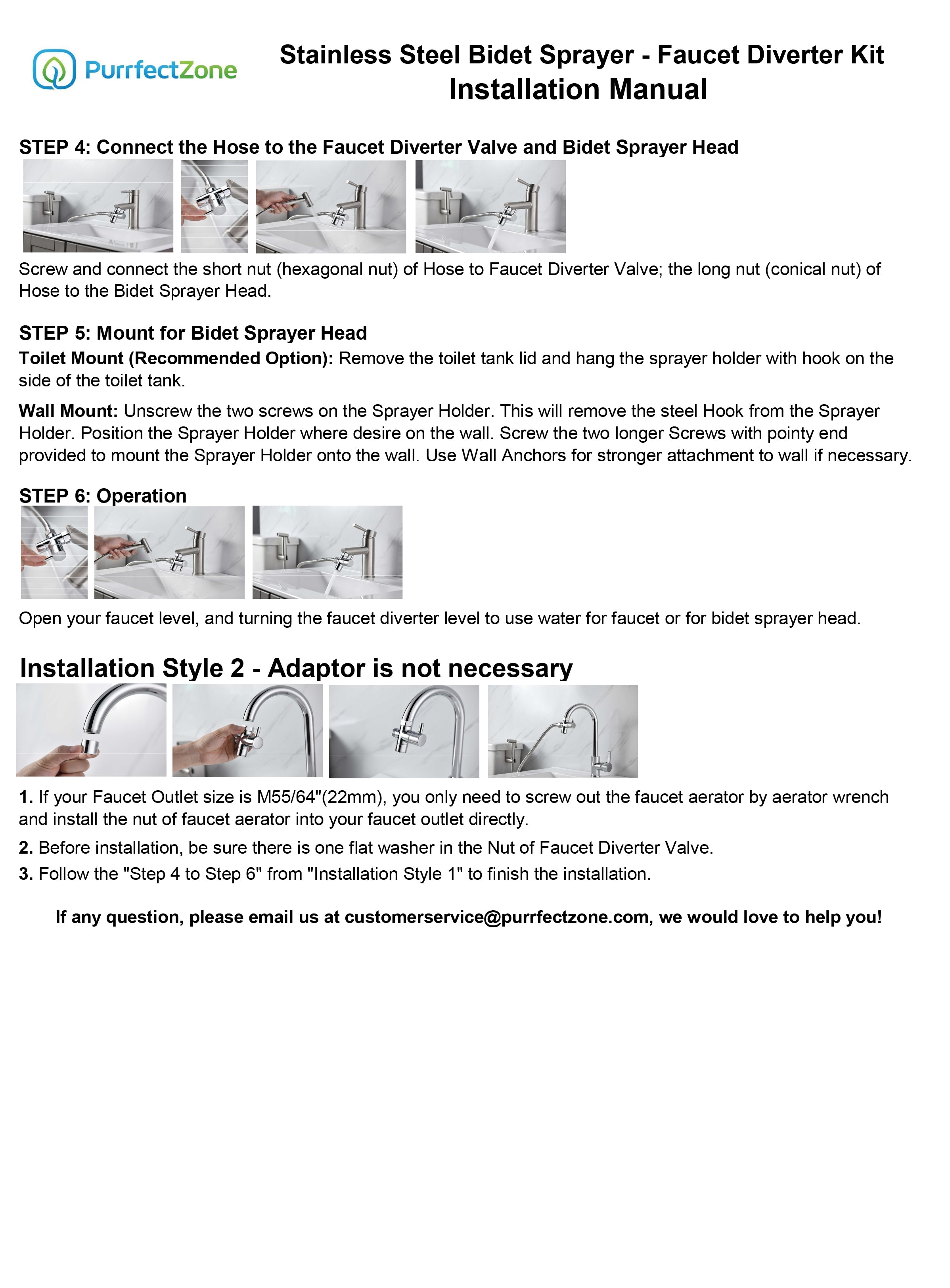 Faucet Diverter Kit Installation