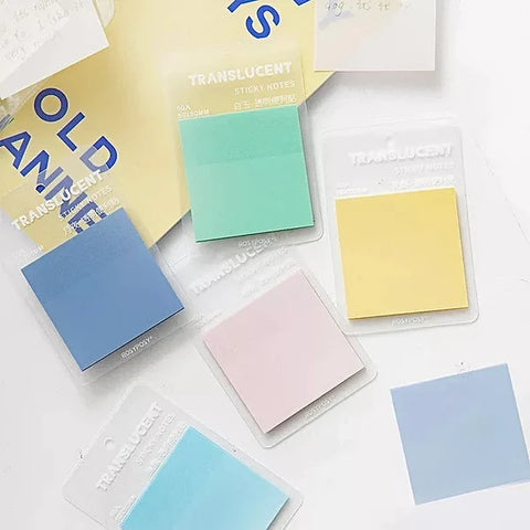 transparent sticky notes