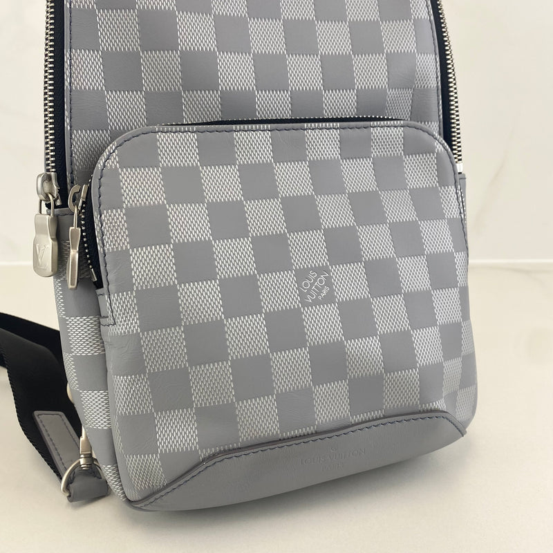 Louis Vuitton Avenue Sling Bag Damier Graphite Black