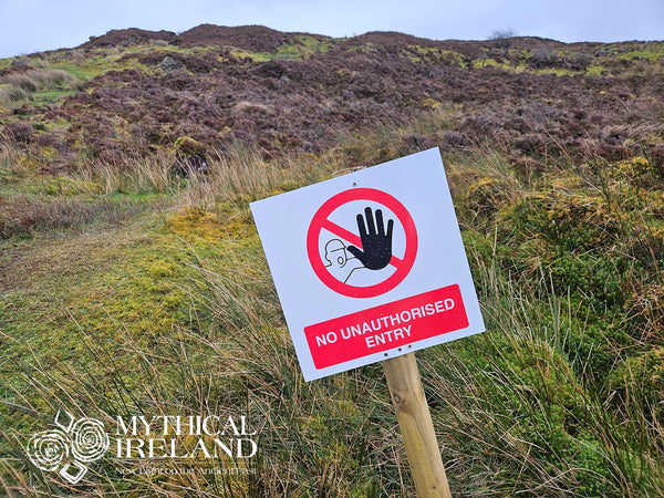 No unauthorised entry sign Carrowkeel