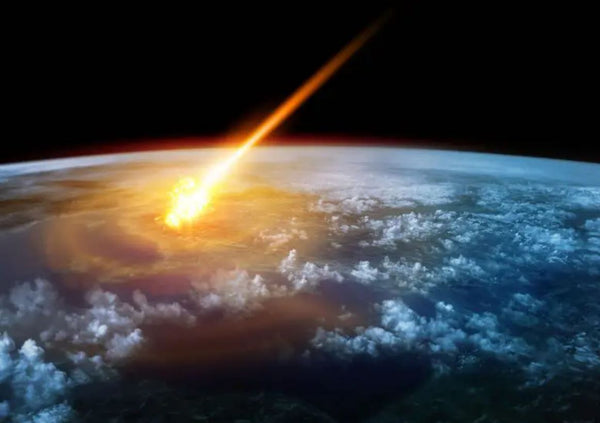 A comet impact with earth