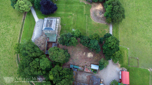 Dowth Hall aerial view June 2017