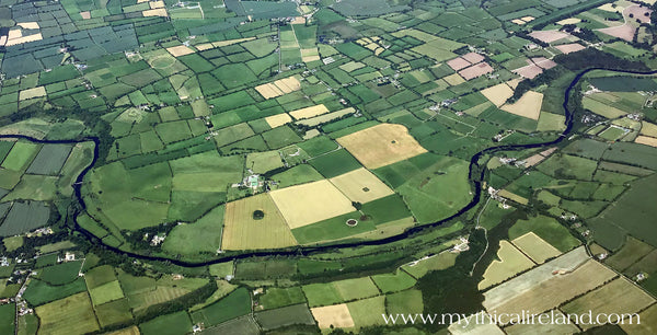 Brú na Bóinne World Heritage Site aerial photo