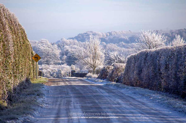 Icy road to Newgrange