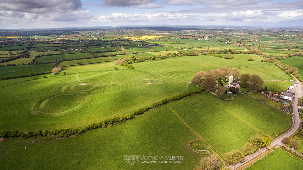 The Hill of Tara from the air