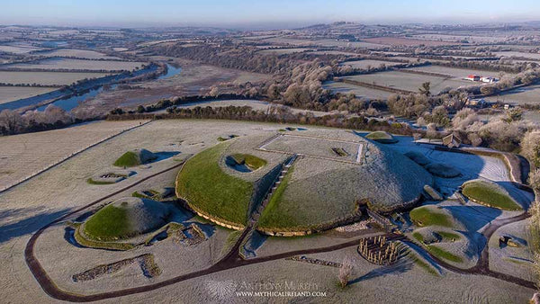 Melting hoar frost at Knowth