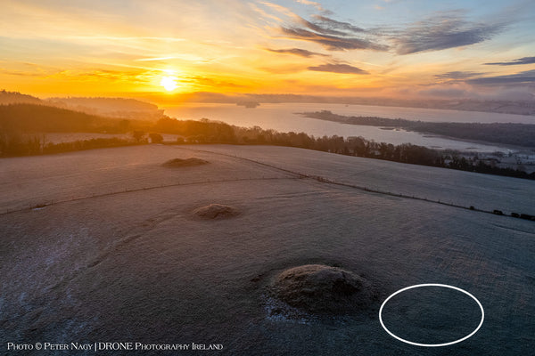 New ring barrow in aerial image by Peter Nagy