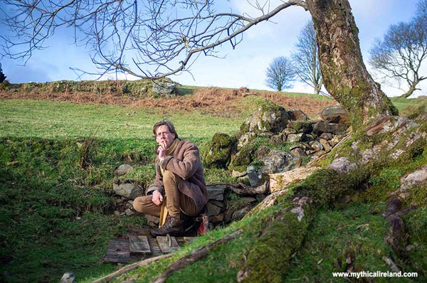 Manchán Magan at a holy well