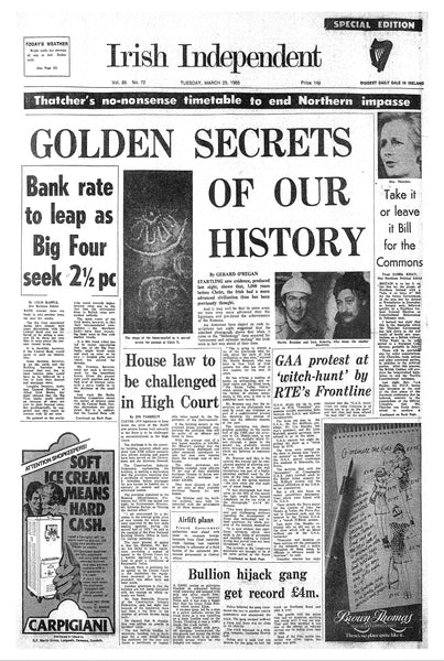 Golden secrets of our history front page