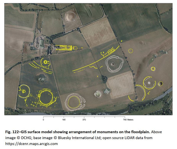 Monuments on floodplain at Newgrange Farm