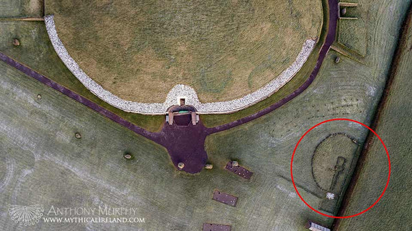 Drone image of site Z and Newgrange