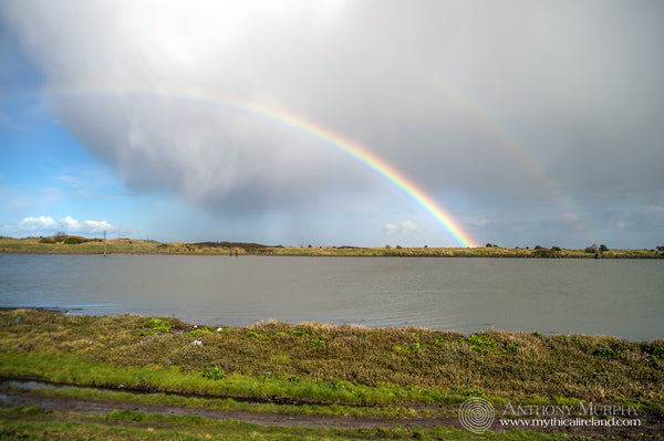 A rainbow over the river Boyne estuary