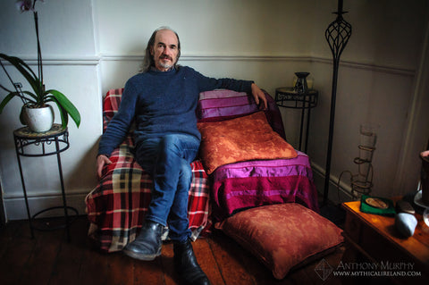 Artist Richard Moore in his home at Dublin Road, Drogheda