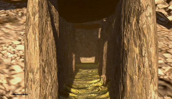 A view into the 3D reconstruction of Site Z's passage from the outside.