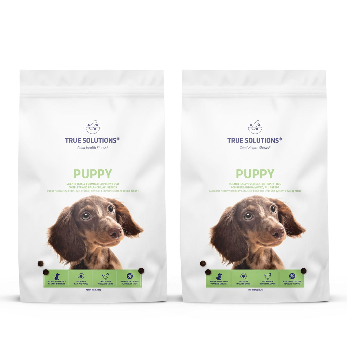 true blue puppy food