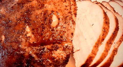 Baked Turkey slices