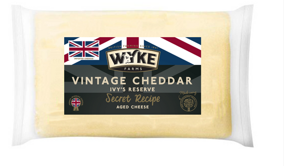 Wyke Farms Ivys Vintage Cheddar Cheese 500g Hobgoblin Online Store