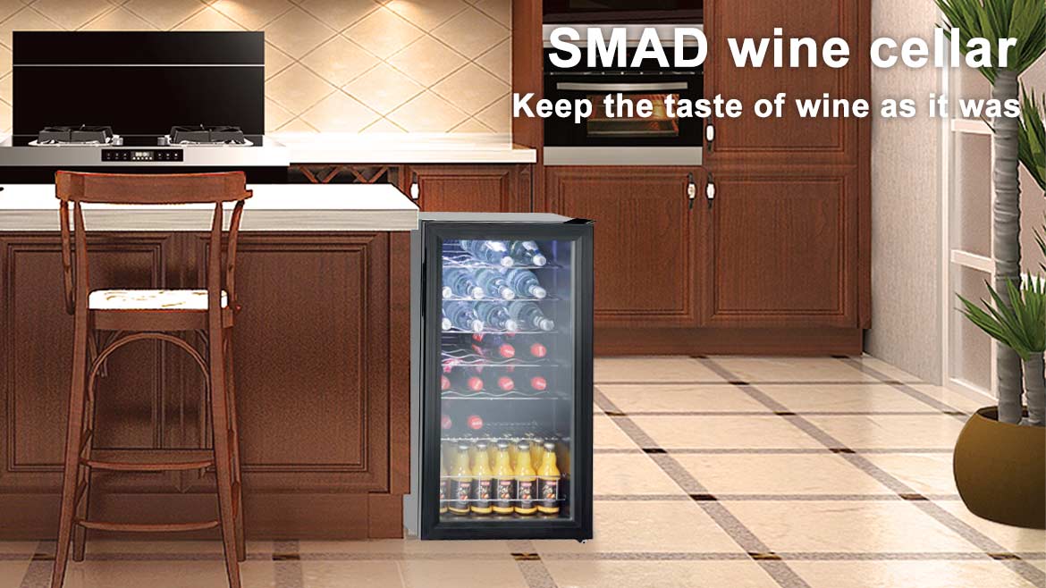 A wine cellar from Smad appliances, preserving the original flavor of your wine.