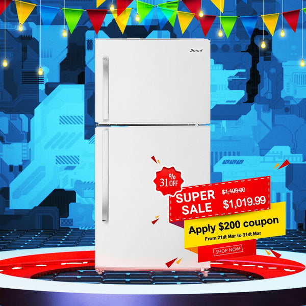 SMAD 21 Cu. Ft. Top Mount Freezer Refrigerator Super Sale