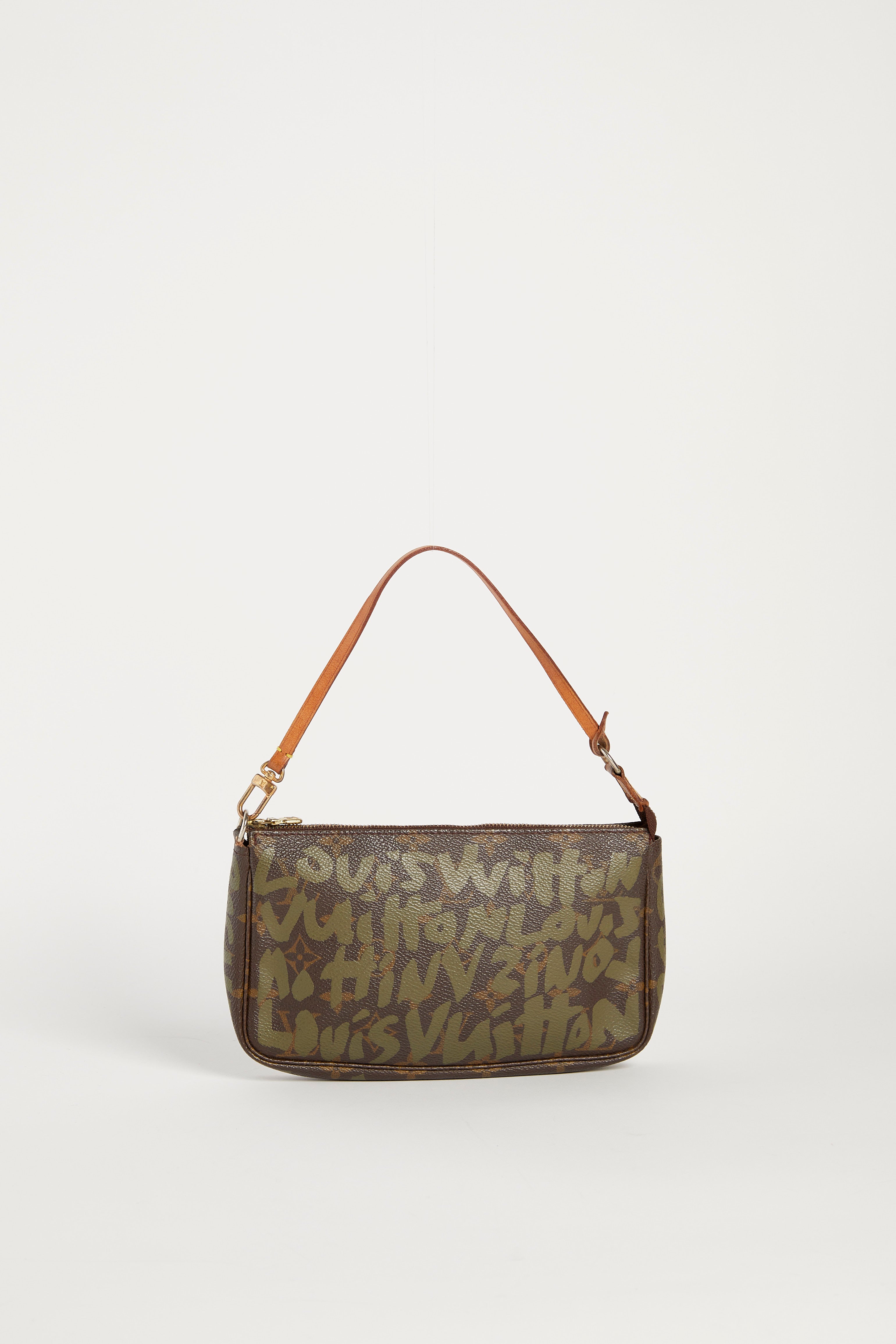 image of RARE Louis Vuitton x Stephen Sprouse Graffiti Pochette Accessoires