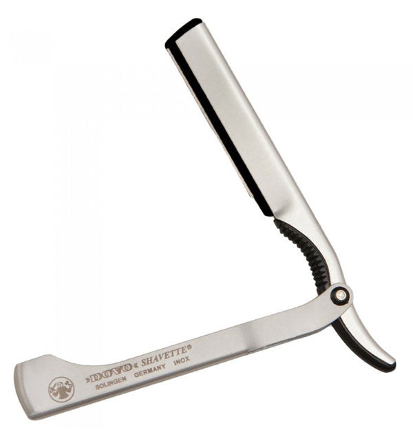 Dovo Shavette Disposable Straight Razor, Aluminum with Stainless Steel ...