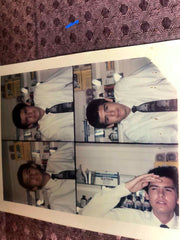 a pasport camera polaroid taken by jonathan of jonathan while bored at Schuhmanns Click Clinic!
