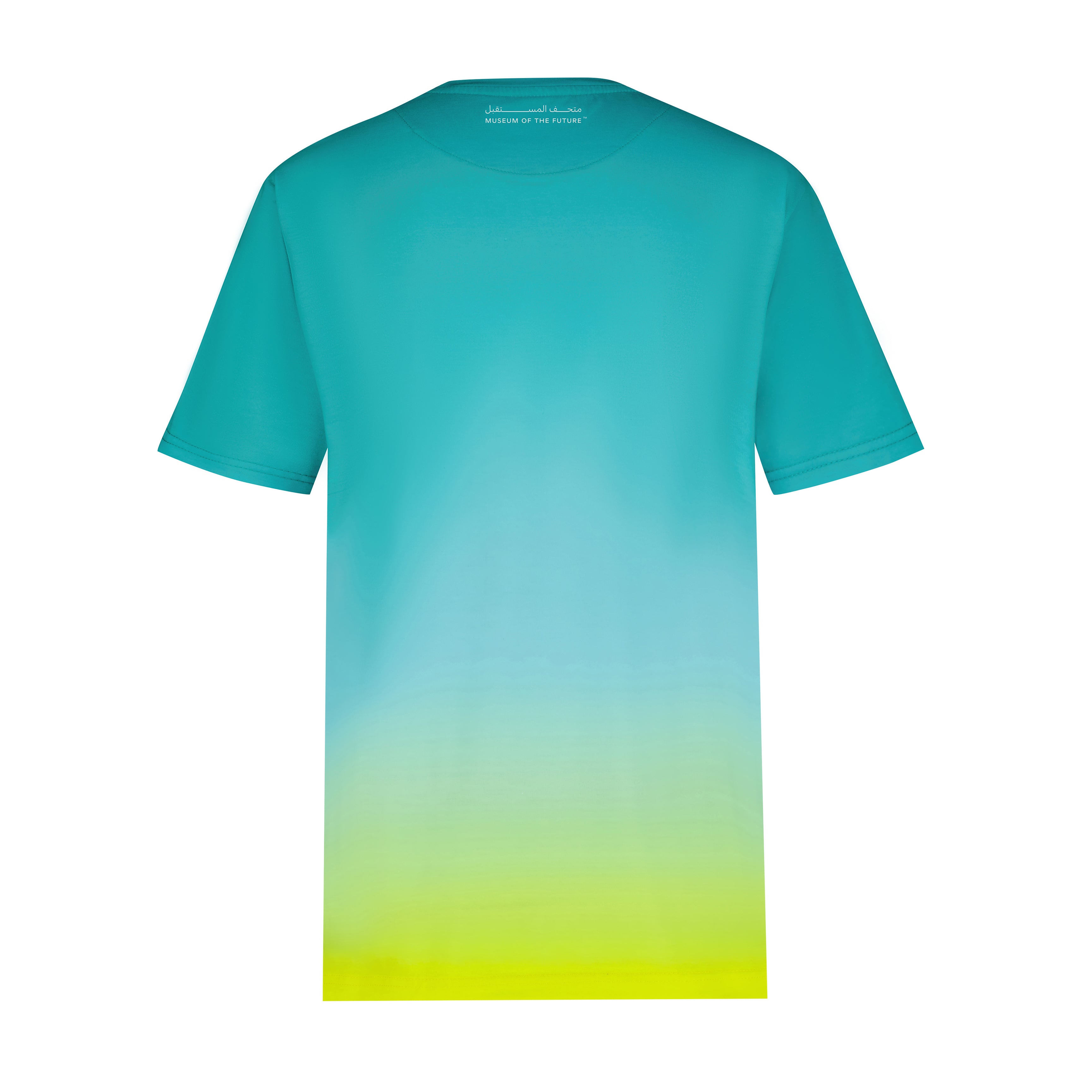 GRADIENT T-SHIRT  GREEN XL - Museum of the Future