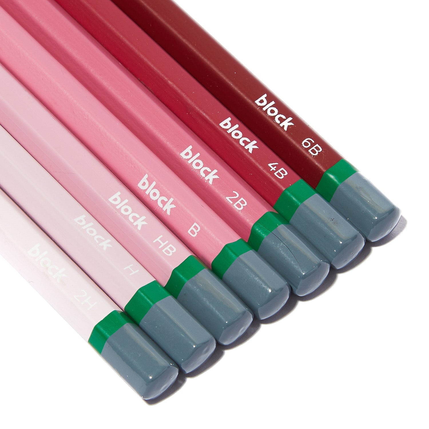 Gradient Sketching Pencils, Pink